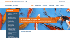 Desktop Screenshot of budgetkoiproducts.nl